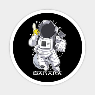 banana astronaut Magnet